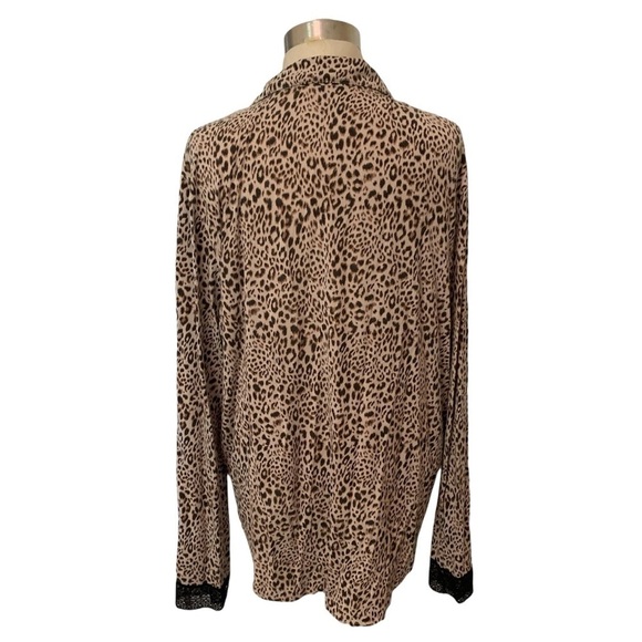 Victoria’s Secret leopard print pajama top - Picture 4 of 6
